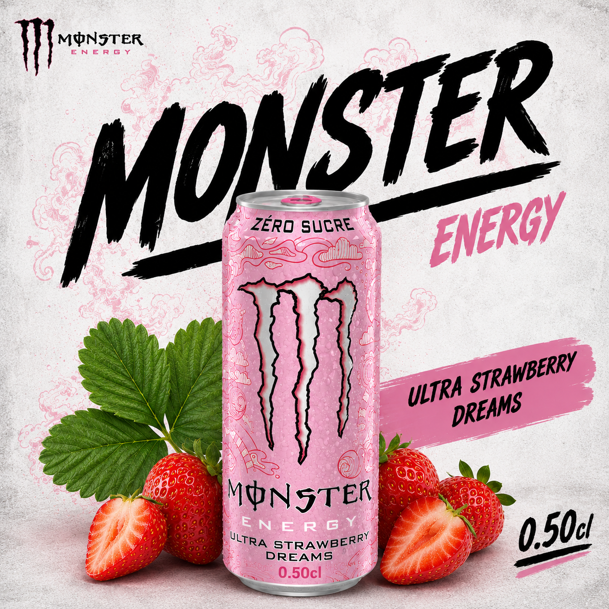 Monster Strawberry Zero Sucre