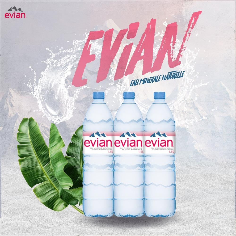 Evian 1.5L x6