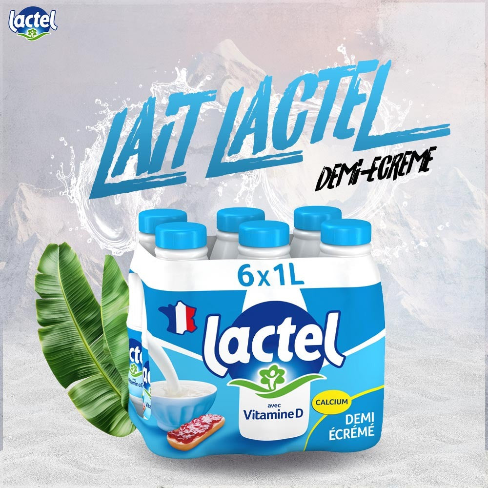 Lait Lactel 1L