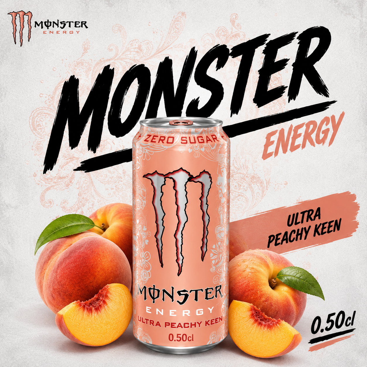 Monster Ultra Pêche Zero Sucre