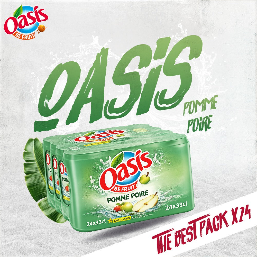 Oasis Pomme Poire x6