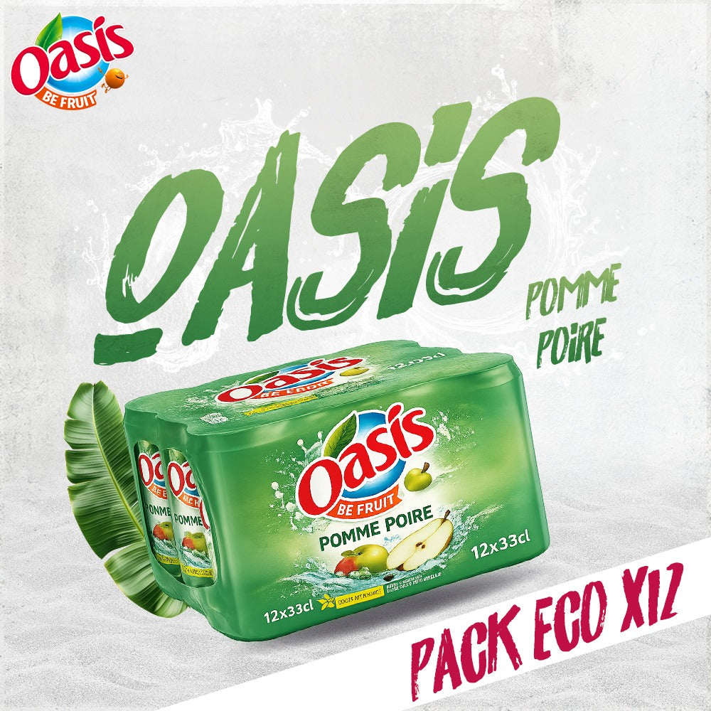Oasis Pomme Poire x6