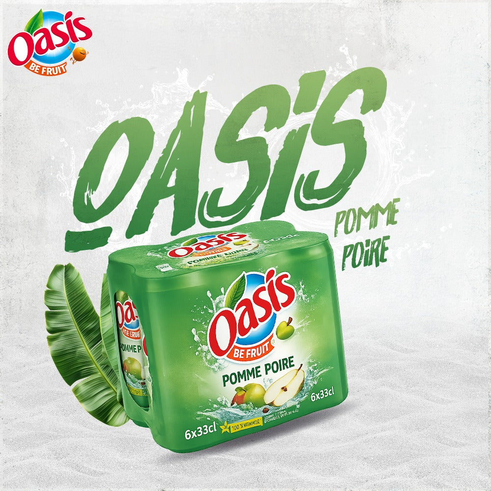 Oasis Pomme Poire x6